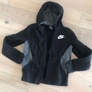 Nike zip hoodie, size large.